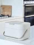 Joseph Joseph Stone Grey Stone Stack 4 Food Waste Caddy