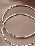 Personalised Message Bangle by Posh Totty Designs