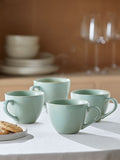 Set of 4 Sage Green Hampton Mugs