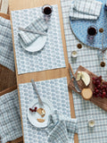 Murmur Ballintoy Blue Tara Table Runner