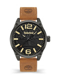 Timberland Brown Ripley Z Leather Strap Gun 3ATM Watch
