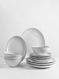Broste Copenhagen Set of 4 Sand Nordic Dinnerware