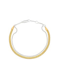 Estella Bartlett Gold Tone Waterproof Herringbone Chain Bracelet