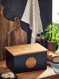Black Bronx Bread Bin and Board