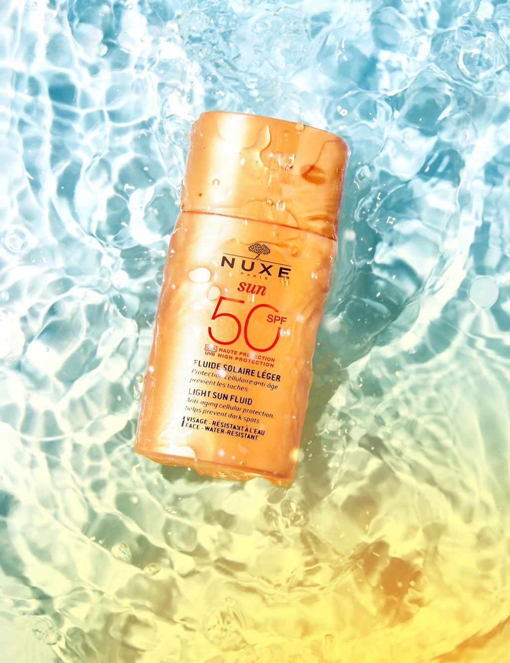 NUXE Light Sun Fluid SPF50 High Protection Face 50ml GOODS M&S   