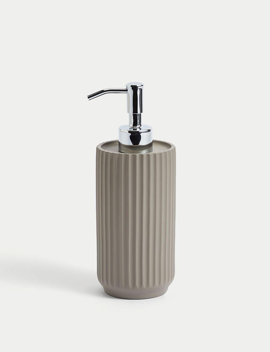 Ribbed Resin Soap Dispenser GOODS M&S   