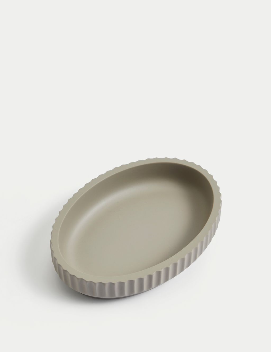 Ribbed Resin Soap Dish GOODS M&S   