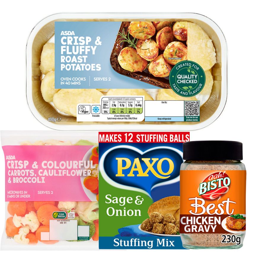 Roast Dinner Accomps Essentials Bundle GOODS ASDA   