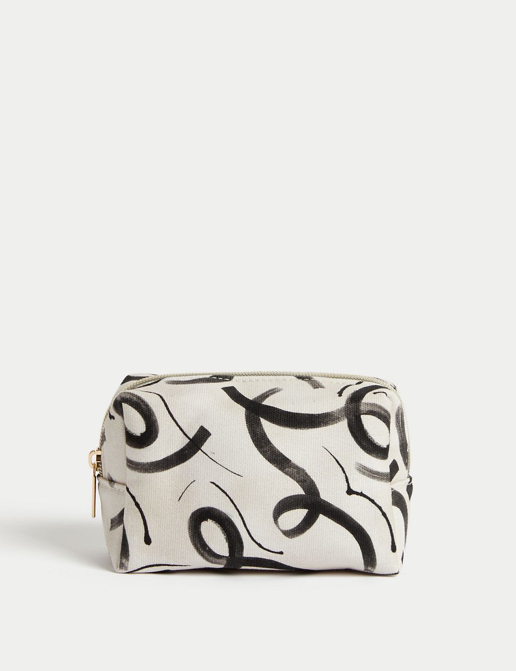 Square Monochrome Wash Bag GOODS M&S   