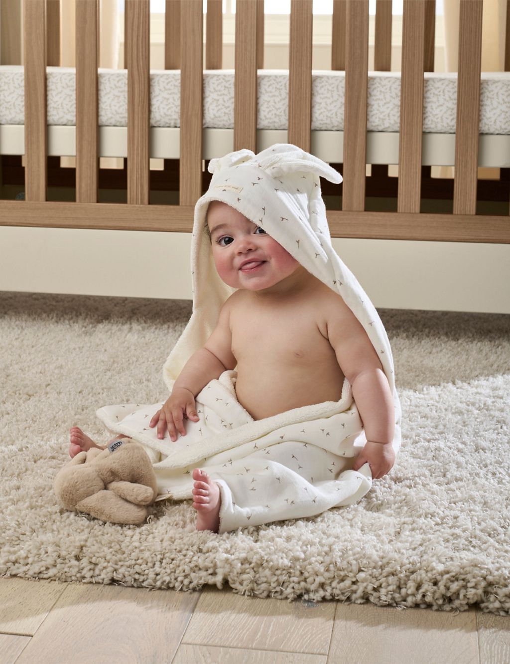 Welcome To The World Hooded Towel GOODS M&S   