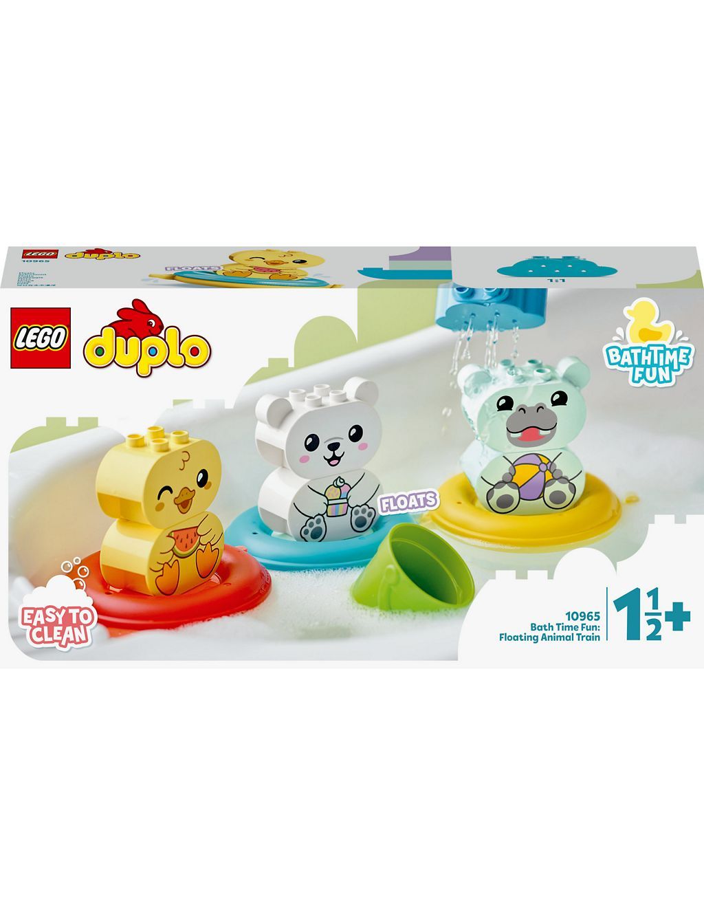 LEGO® DUPLO® My First Bath Time Fun: Floating Animal Train 10965 (18 Mths) GOODS M&S   