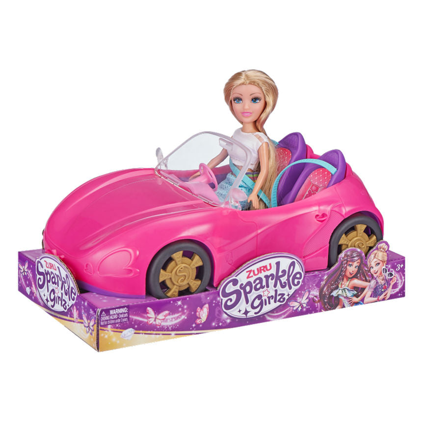 Zuru Sparkle Girlz Doll in Racing Car ( Age 3+ Years)