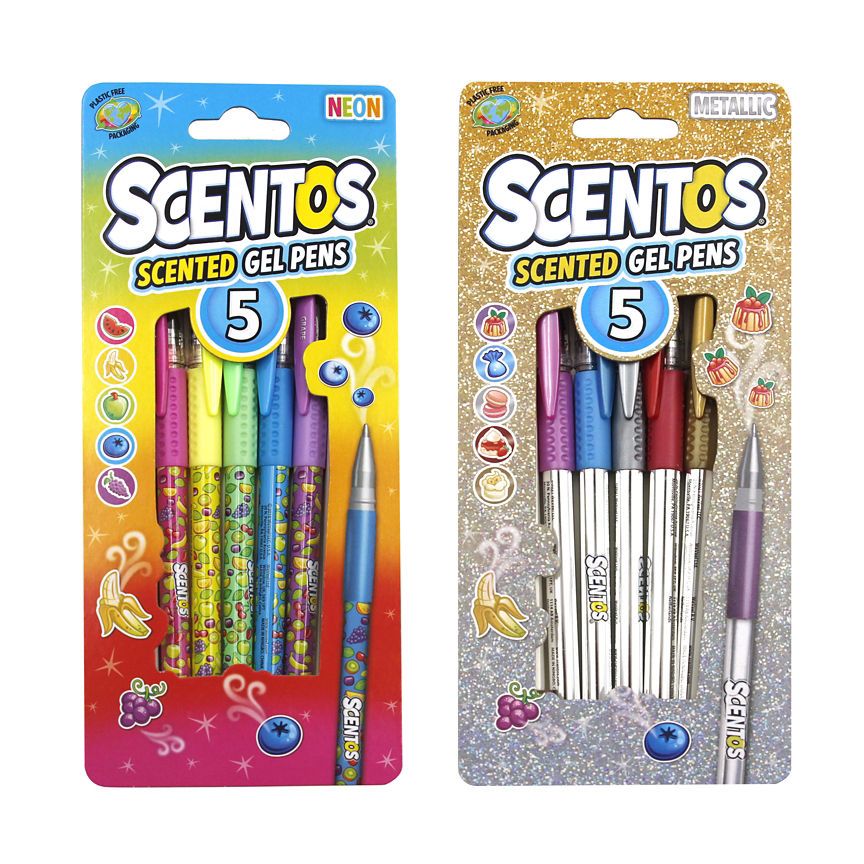 Scentos Clean Coloured Scented Markers Set