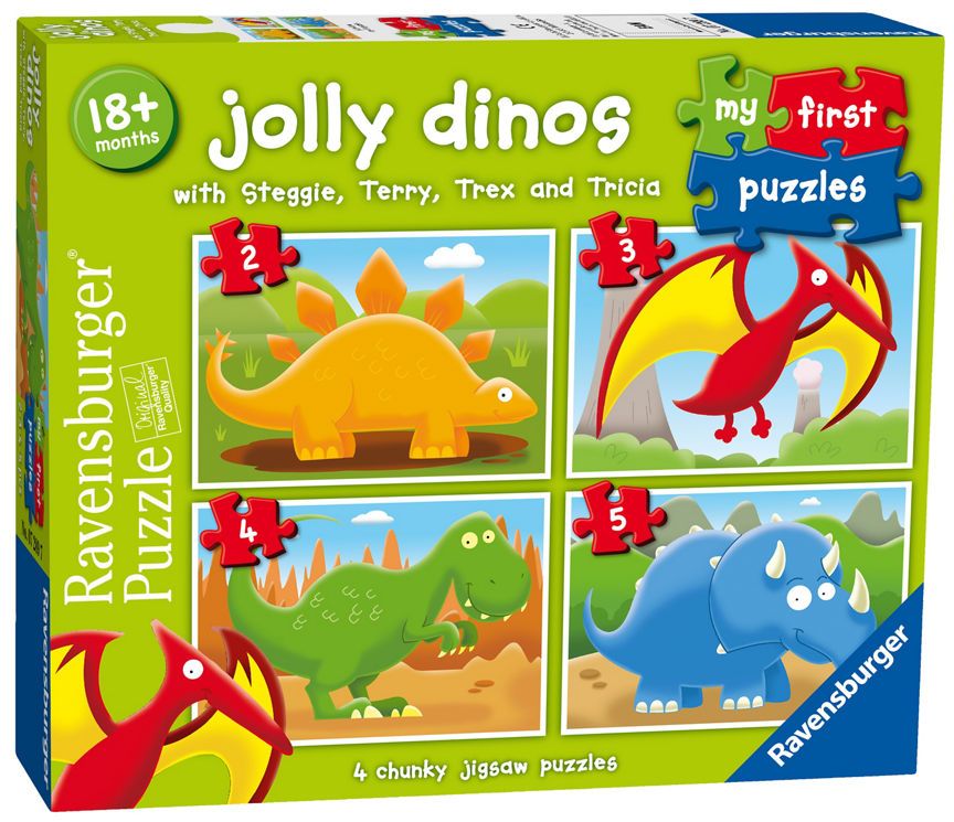 Ravensburger My First Puzzle Jigsaws - Jolly Dinosaurs GOODS ASDA   