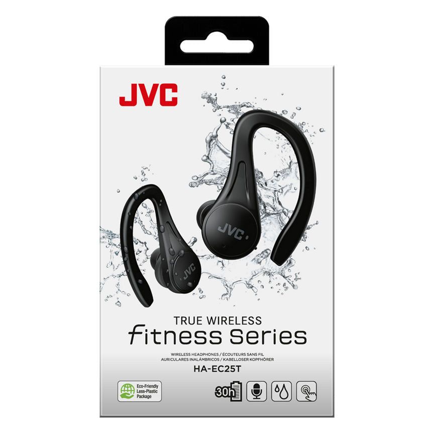 JVC HA-EC25T True Wireless Sports Earphones - Black