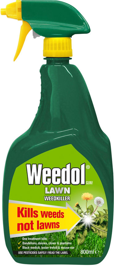 Weedol Lawn Weedkiller Ready To Use Spray - 800Ml GOODS ASDA   