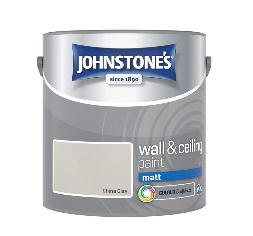 Johnstone's Wall And Ceiling Matt China Clay 2.5L