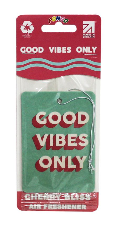 Pongo Good Vibes Cherry Bliss Air Freshener GOODS ASDA   