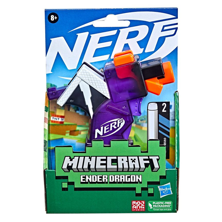 Nerf MicroShots dart blasters - Minecraft Ender Dragon