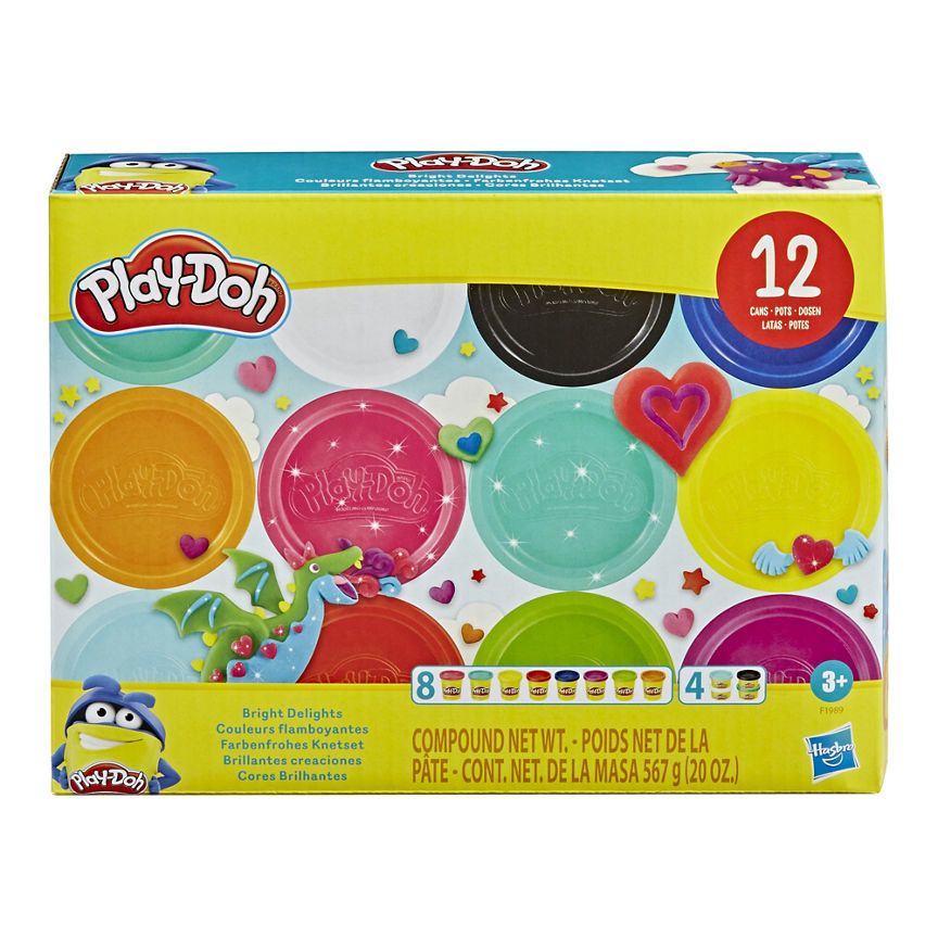 Play-Doh Bright Delights Mulitcolour Pack GOODS ASDA   