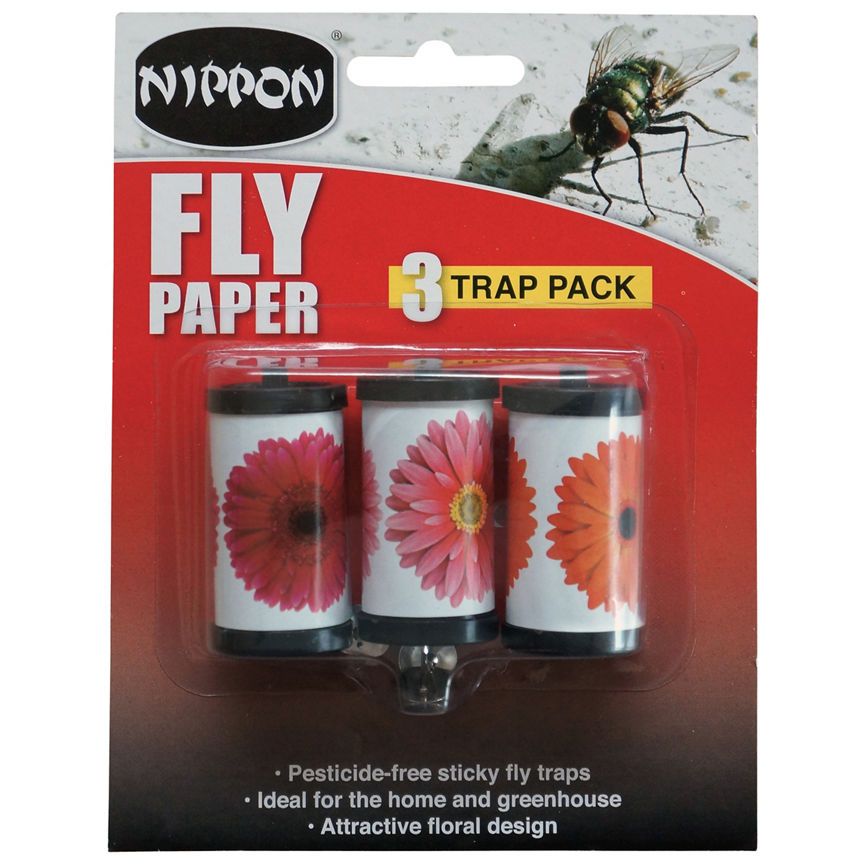 Nippon Fly Paper 3 Trap Pack