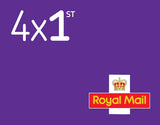 Royal Mail 4 x 1st Class Stamps GOODS ASDA   