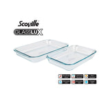 Scoville Glasslux 2 Piece Roaster Set 2.2L/3L GOODS ASDA   