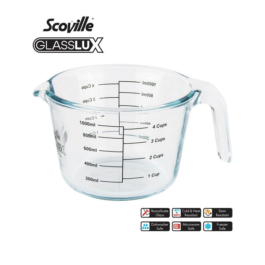 Scoville Glasslux Measuring Jug 1L