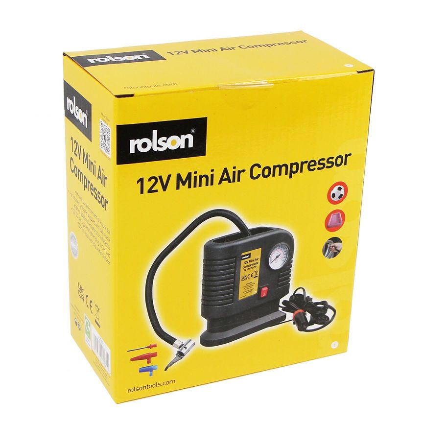 Rolson 12V Mini Air Compressor