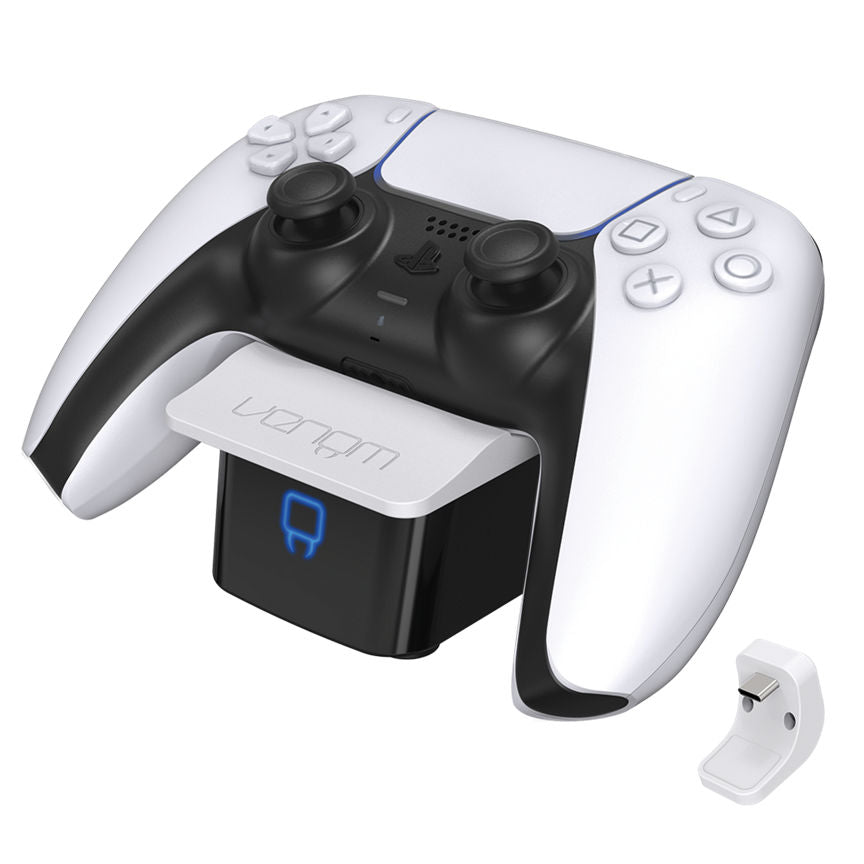 Venom Single Controller Charging Dock for PS5 - White