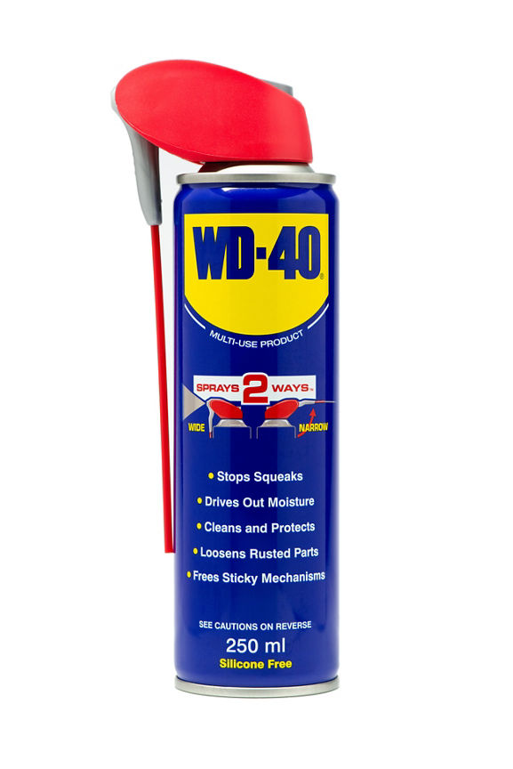 WD40 Multi-Purpose Lubricant Spray with Smart Straw 250ML