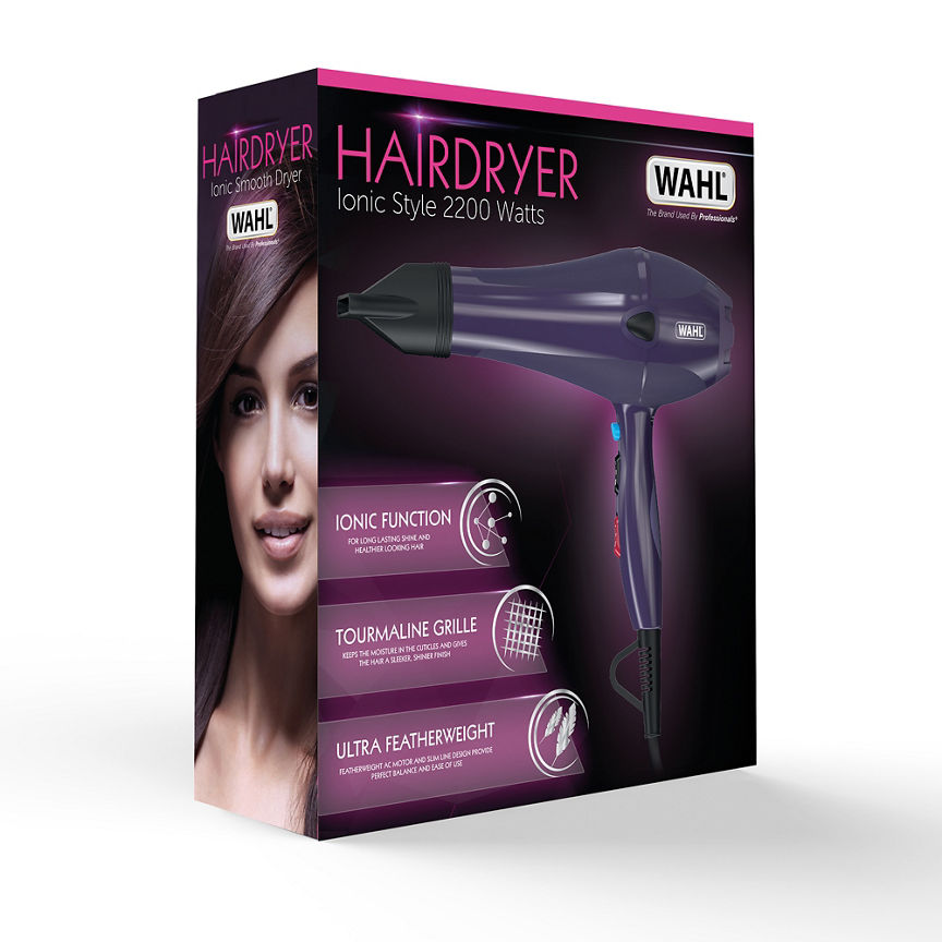 Wahl Ionic Style Puprle Hairdryer