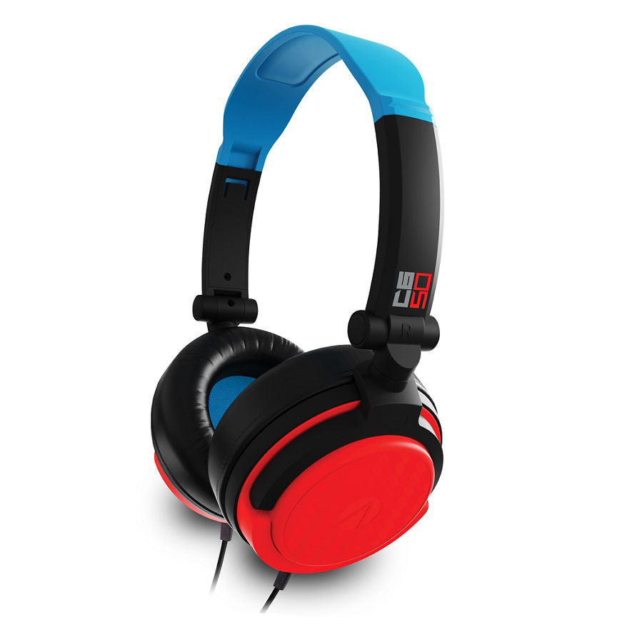 STEALTH C6-50 Gaming Headset for Nintendo Switch, PS5, PS4 XBOX, PC & Mobile - Neon Blue & Red