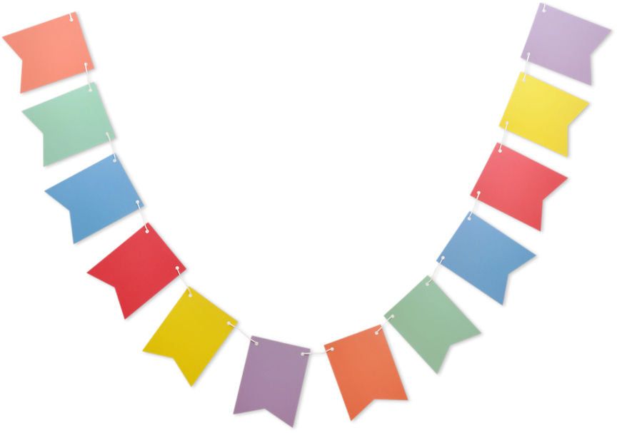 MAD Bright Paper Bunting