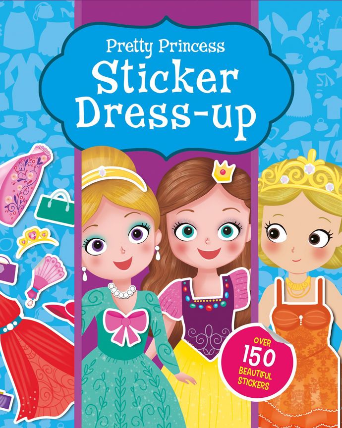 Igloo Books Sticker Dress Up Colouring Book