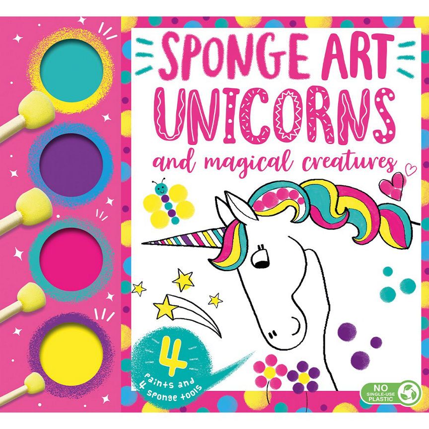 Igloo Books Unicorn Sponge Art