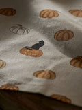 Sophie Allport Set of 4 Natural Trick or Treat Pumpkin Napkins