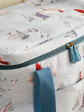 Sophie Allport Soft Blue Coastal Boats Picnic Bag