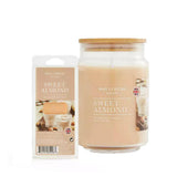 Wax Lyrical Sweet Almond Large Jar Candle & Wax Melts Bundle GOODS ASDA   