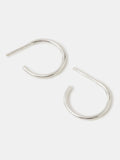 Accessorize 925 Sterling Silver Small Hoop Earrings