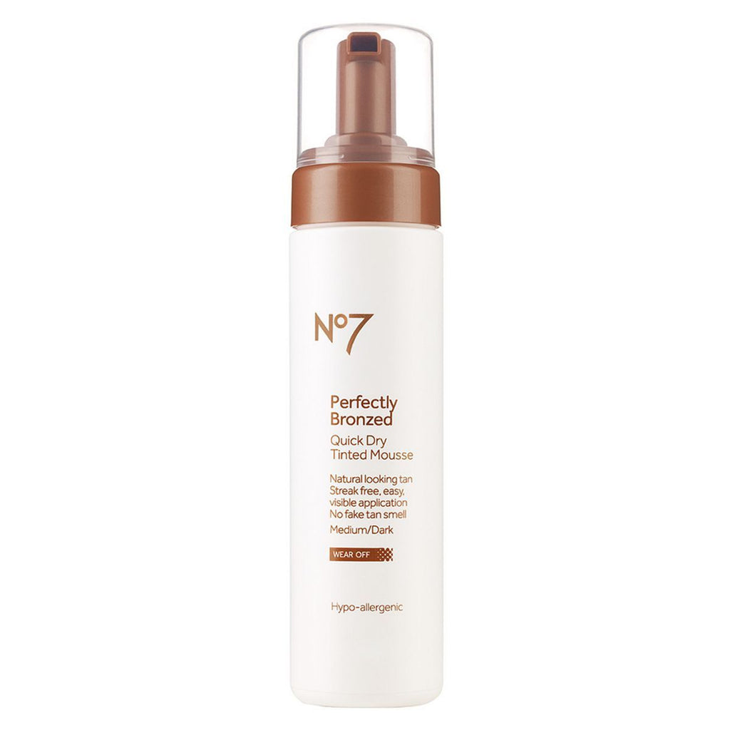 No7 Perfectly Bronzed Self Tan Mousse 200ml Medium/Dark