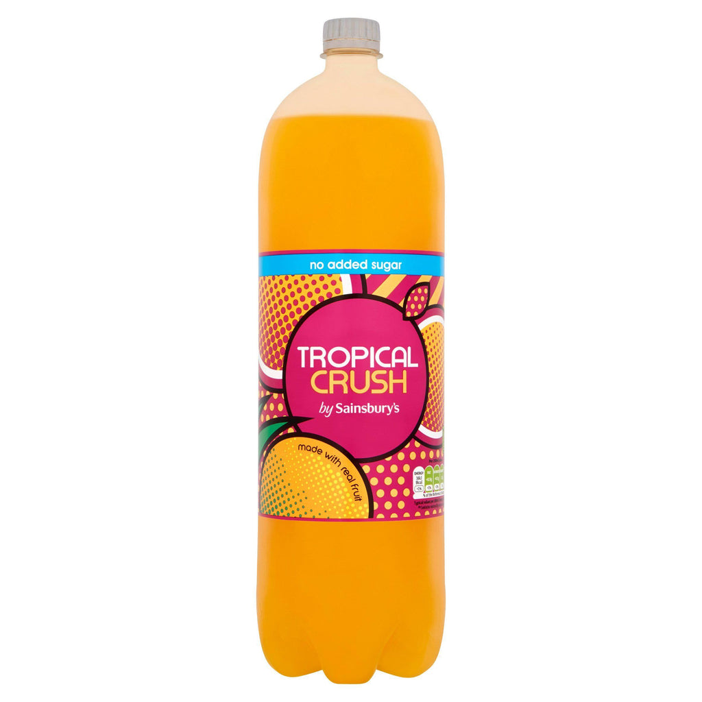 Sainsbury's No Added Sugar Tropical Crush Drink 2L