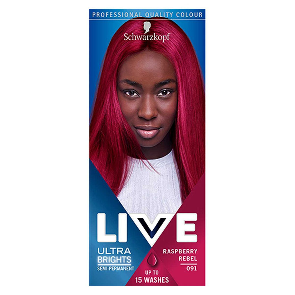 Schwarzkopf LIVE Raspberry Rebel 091 Semi-Permanent Hair Dye