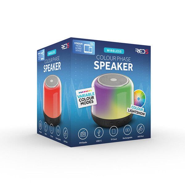 RED5 Wireless Colour Change Speaker