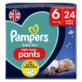 Pampers Baby-Dry Night Pants, Size 6, 24 Nappies GOODS Boots   