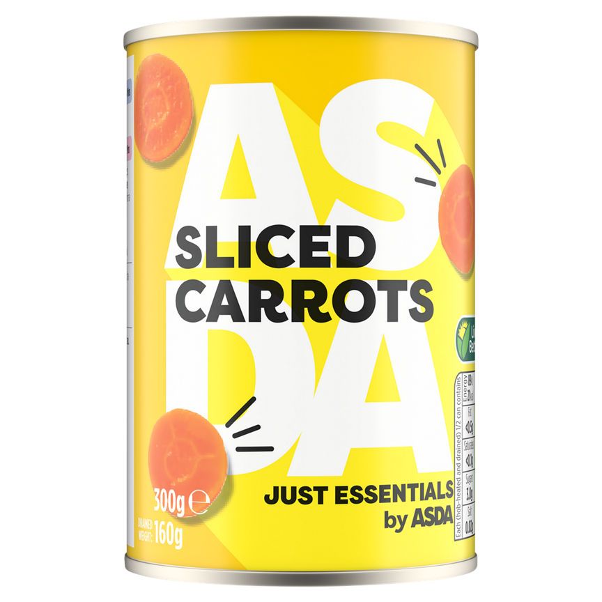 JUST ESSENTIALS by ASDA Sliced Carrots