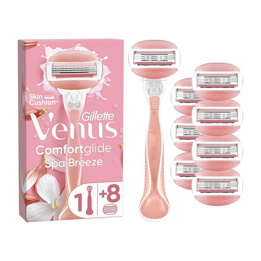 Venus Comfort Glide Spa Breeze Razor- 8 Blades