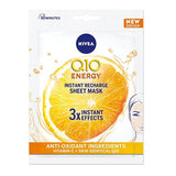 NIVEA Q10 Energy Instant Recharge Face Sheet Mask - 1 sheet GOODS Superdrug   