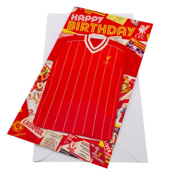 Liverpool FC Retro Birthday Card