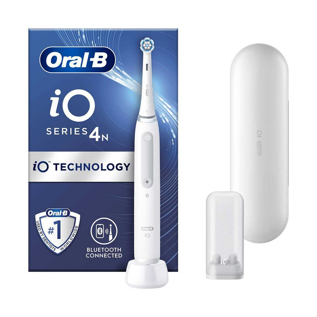 Oral-B iO4 Electric Toothbrush - White (+Travel Case)